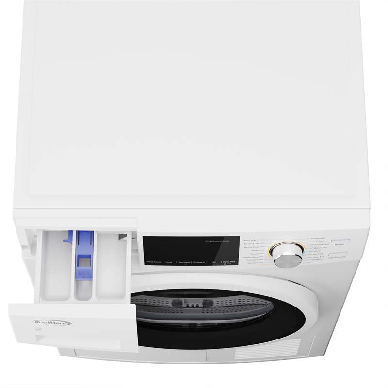 Pemberly Row 4.4 cu. ft. 240V Large Capacity Stackable Ventless Front Load Dryer
