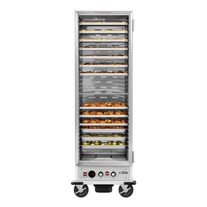 Pemberly Row 33&quot Commercial Insulated Heated Holding/Proofing Cabinet in Silver