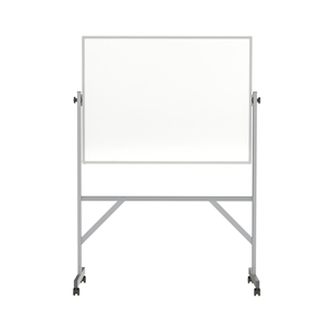 Pemberly Row Vinyl 3' H x 4' W Reversible Non-Magnetic Whiteboard in White
