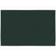 Pemberly Row Vinyl 4' x 12' Bulletin Board with Aluminum Frame in Ebony Brown