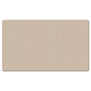 Pemberly Row Fabric 4' x 6' Wrapped Edge Bulletin Board in Beige
