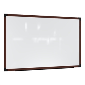 Pemberly Row Wall Whiteboard Magnetic Carmel Oak Frame 3 x 5ft