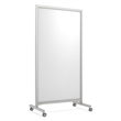 Pemberly Row Mobile Porcelain Whiteboard - Magnetic - 75