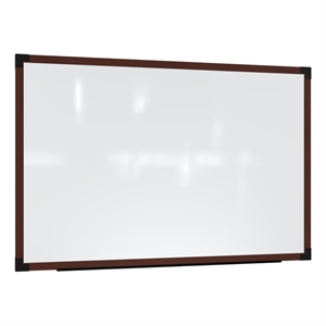 Pemberly Row Wall Whiteboard Magnetic Carmel Oak Frame 3 x 4ft