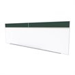 Pemberly Row Vinyl 5' x 16' Bulletin & Magnetic Whiteboard Set-A in Ebony Brown