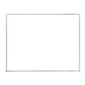 Pemberly Row 18.0&quot x 24.0&quot Silver Aluminum Frame Non-Magnetic Whiteboard