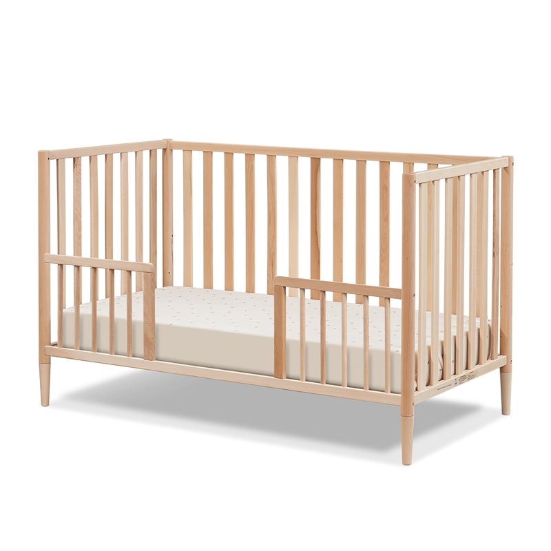 Pemberly Row Set of 2 3-in-1 Convertible Crib & Mattress Foam