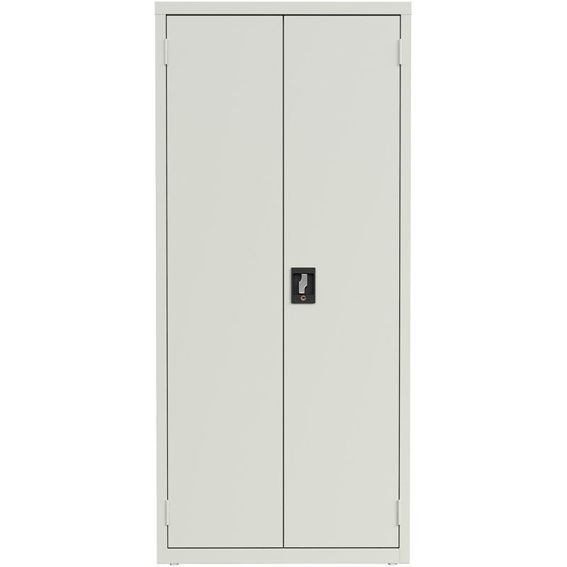 Pemberly Row Welded Metal Storage Cabinet 4 Shelves 15