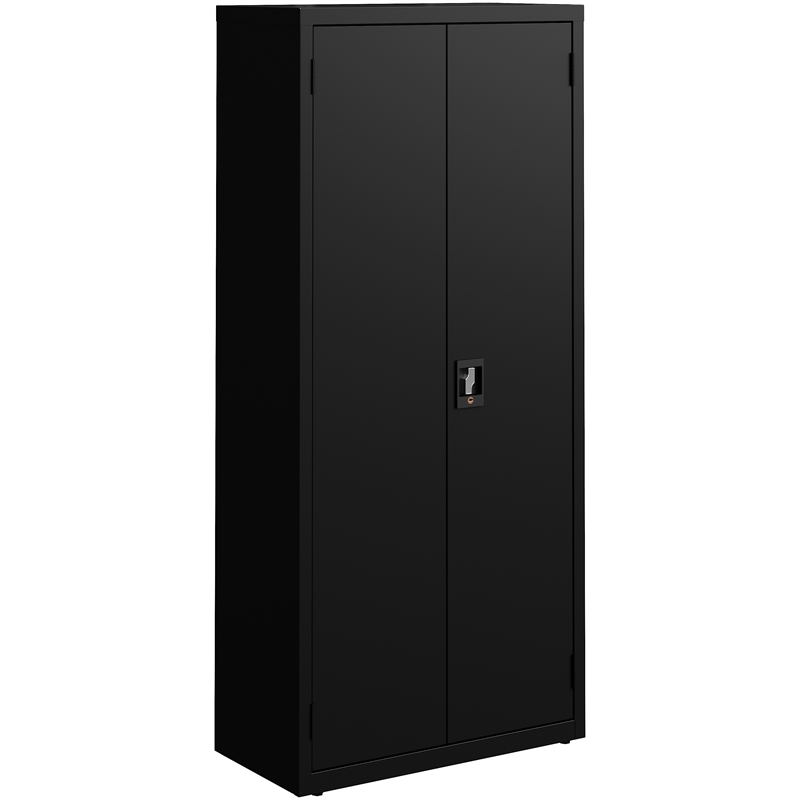 Pemberly Row Welded Metal Storage Cabinet 4 Shelves 15