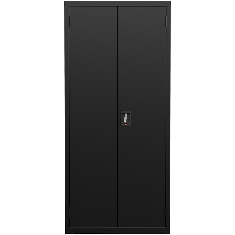Pemberly Row Welded Metal Storage Cabinet 4 Shelves 15