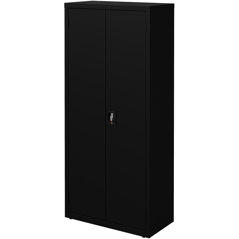Pemberly Row Welded Metal Storage Cabinet 4 Shelves 15