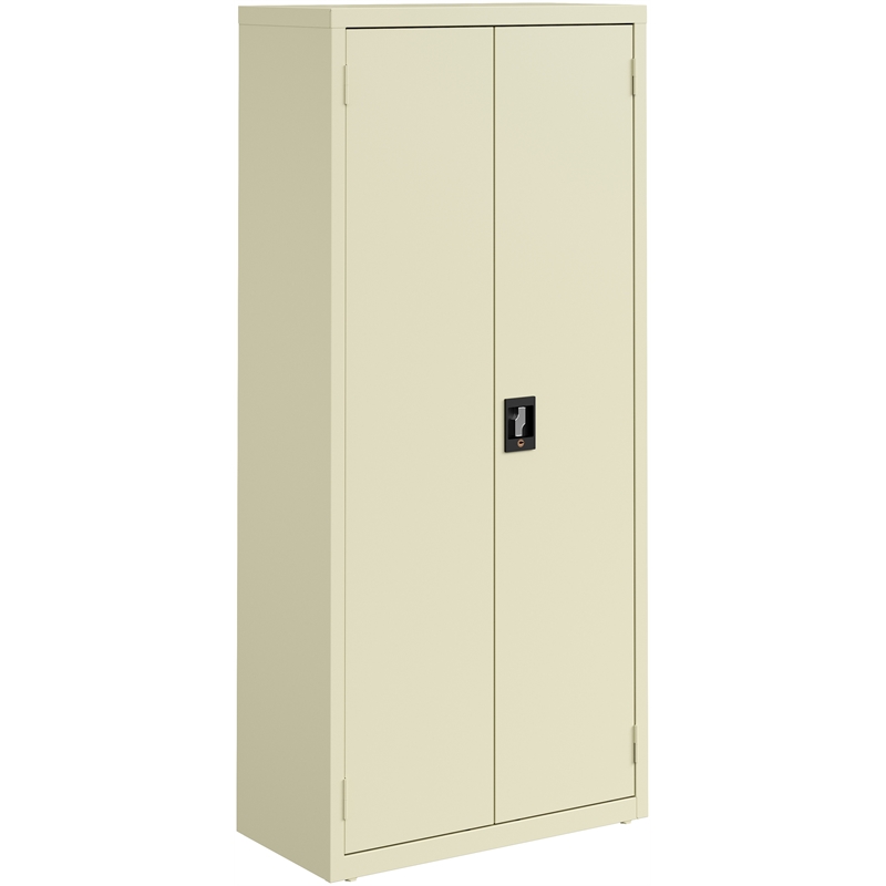 Pemberly Row Welded Metal Storage Cabinet 4 Shelves 15