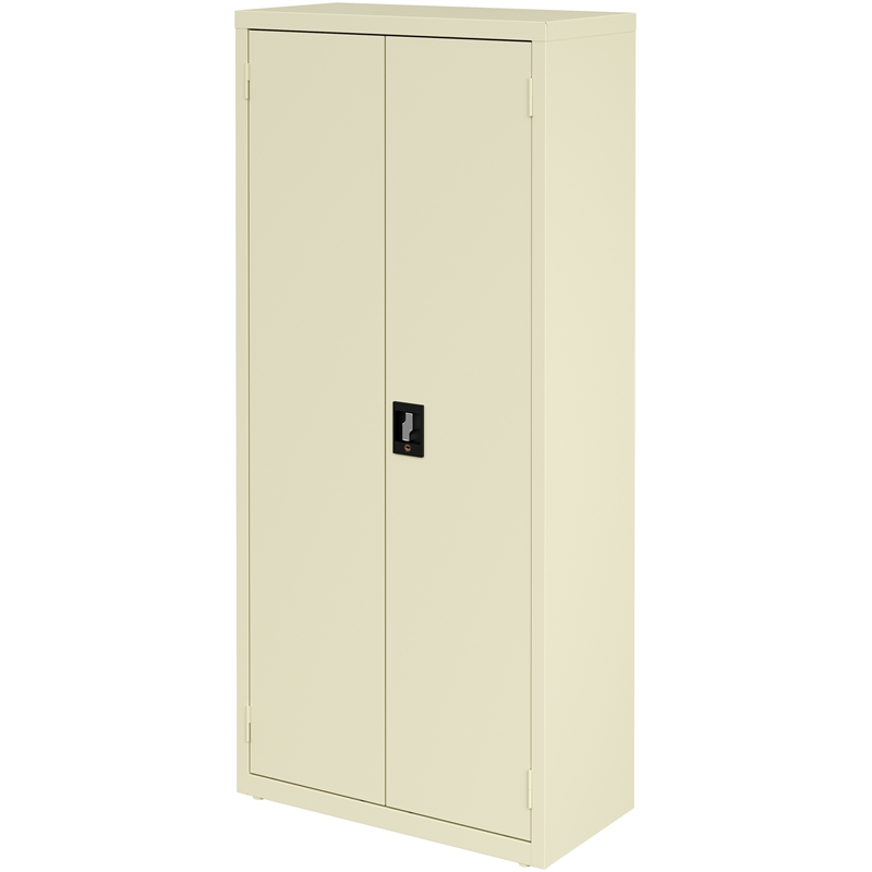 Pemberly Row Welded Metal Storage Cabinet 4 Shelves 15