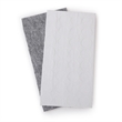 Pemberly Row Contemporary Self-Stick Furniture Felt Pads in Gray