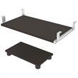 Pemberly Row Keyboard Shelf and CPU Platform With Ball-Bearing Slides in Slate