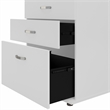 Pemberly Row 108W 6Pc Modular Storage Set With Floor & Wall Cabinets in White