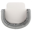 Pemberly Row Rattan/Polyester Rope Chairs in Gray Rope/Gray Cushion (Set of 2)