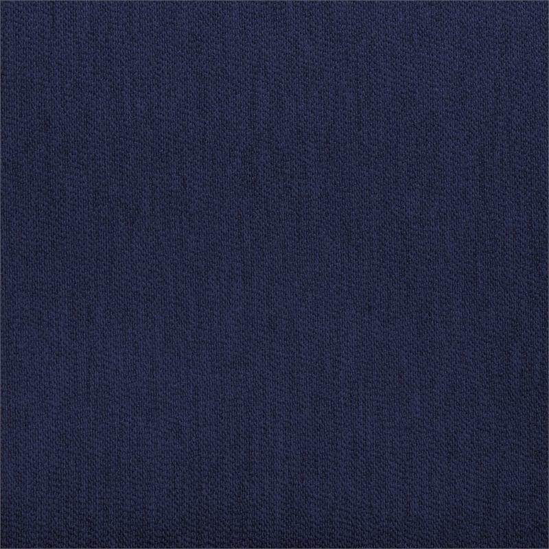 Pemberly Row Eucalyptus Wood Outdoor Armchair in Natural / Navy