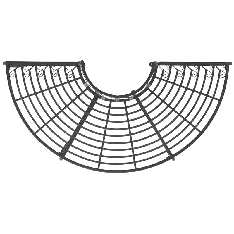 Pemberly Row Iron Benches in Black for Indoor and Outdoor Seating