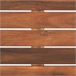 Pemberly Row Acacia Wood and Polyester Living Set in Natural / Taupe