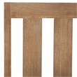Pemberly Row Eucalyptus Wood Patio Counter Stools in Natural / Brown