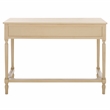 Pemberly Row Pine Wood 2 Drawer Desk with Storage in Natural