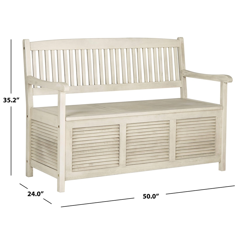 Pemberly Row Storage Bench with Everyday Seating and Hidden Storage