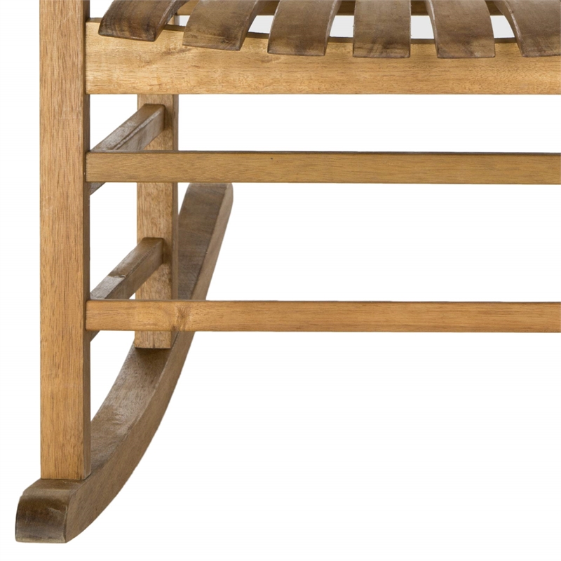 Pemberly Row Classic Rocking Chair with Comfortable Everyday Relaxation