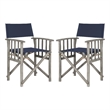 Pemberly Row Director Chair with Functional Comfort and Classic Appeal
