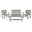 Pemberly Row 4 Piece Outdoor Furniture Set for Everyday Patio Comfort