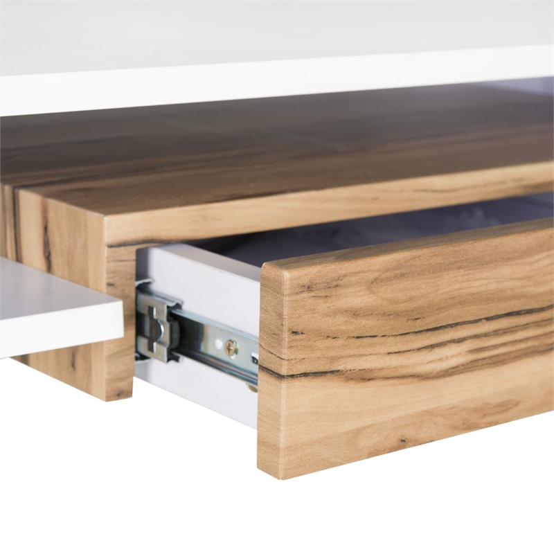 Pemberly Row Computer Desk with Workspace for Home Office and Study