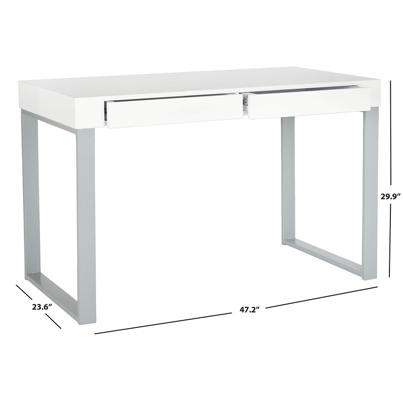 Pemberly Row Desk with Everyday Style for Home Office and Workspace