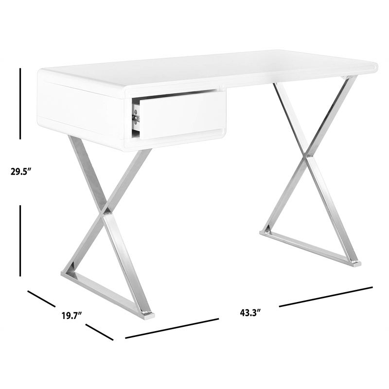 Pemberly Row Desk with Versatile Design for Study and Home Office Use