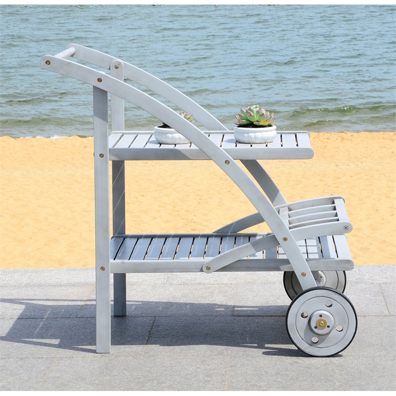 Pemberly Row Tea Cart with Mobile Serving Design for Any Occasion