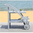Pemberly Row Tea Cart with Mobile Serving Design for Any Occasion
