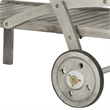 Pemberly Row Tea Cart with Mobile Serving Design for Any Occasion