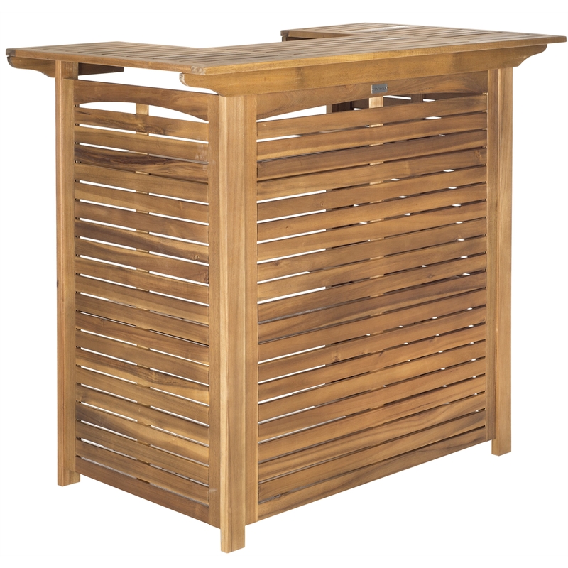 Pemberly Row Bar Table with Elevated Height for Indoor/Outdoor Use