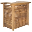 Pemberly Row Bar Table with Elevated Height for Indoor/Outdoor Use