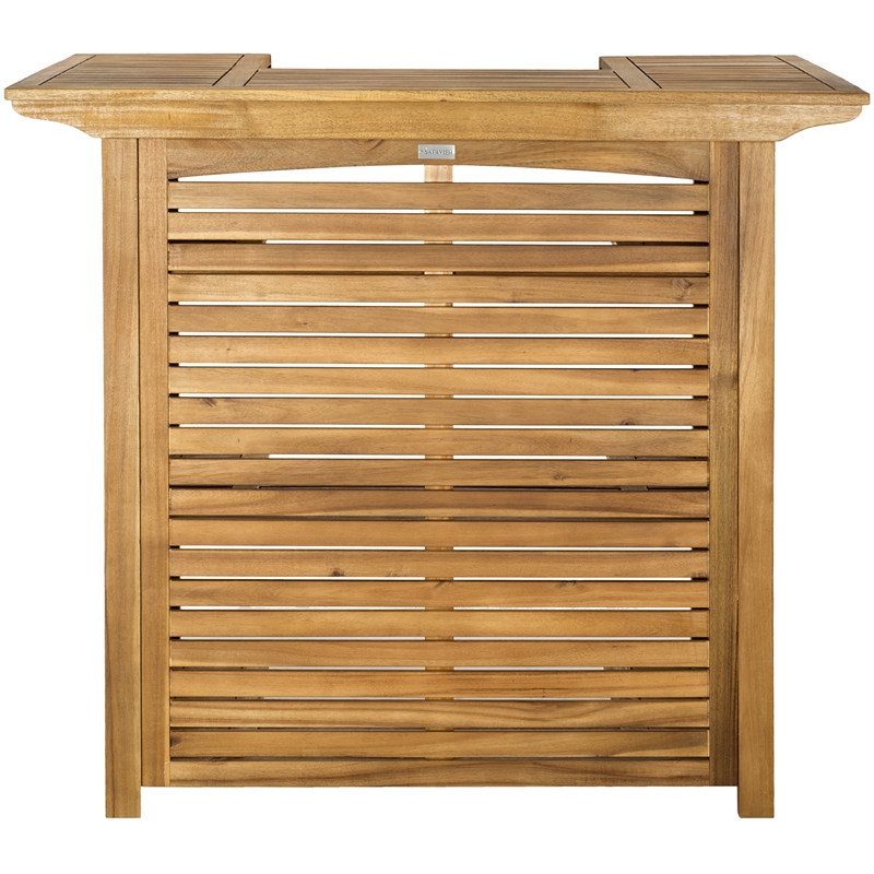 Pemberly Row Bar Table with Elevated Height for Indoor/Outdoor Use