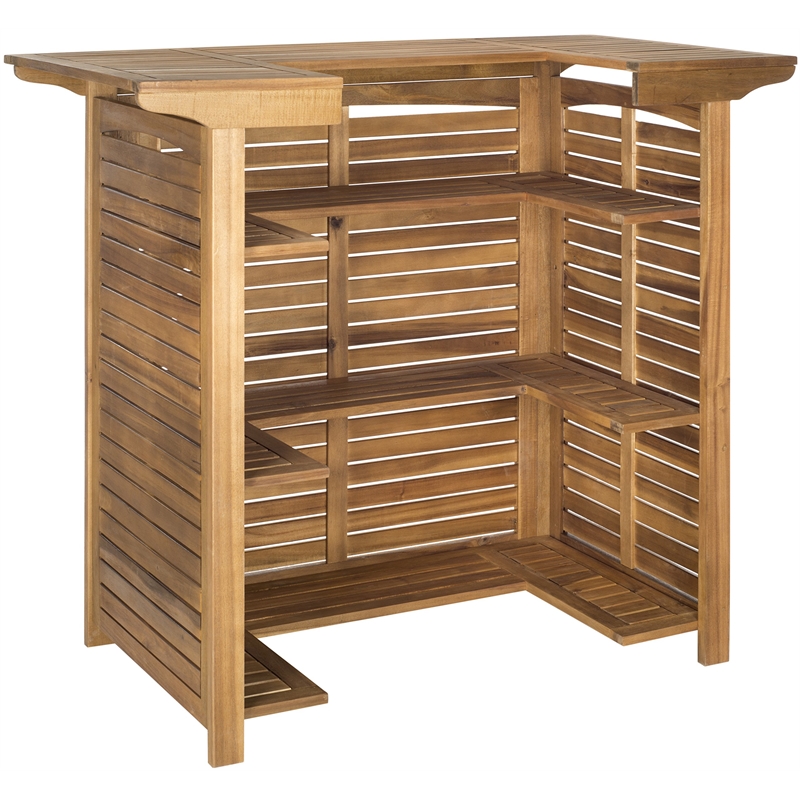 Pemberly Row Bar Table with Elevated Height for Indoor/Outdoor Use