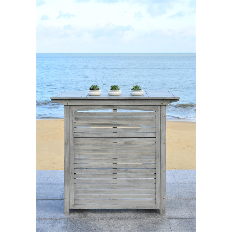 Pemberly Row Bar Table with Casual Entertaining Style for Any Space