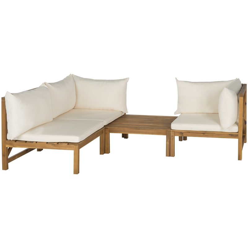 Pemberly Row Outdoor Sectional with Modular Seating for Patio Living