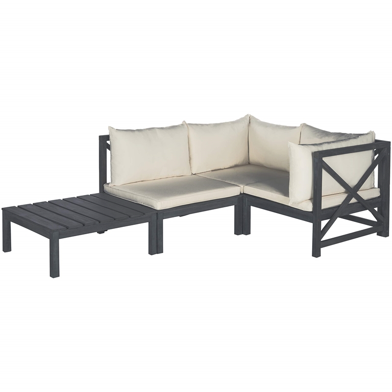 Pemberly Row Outdoor Sectional with Flexible Design for Patio Comfort