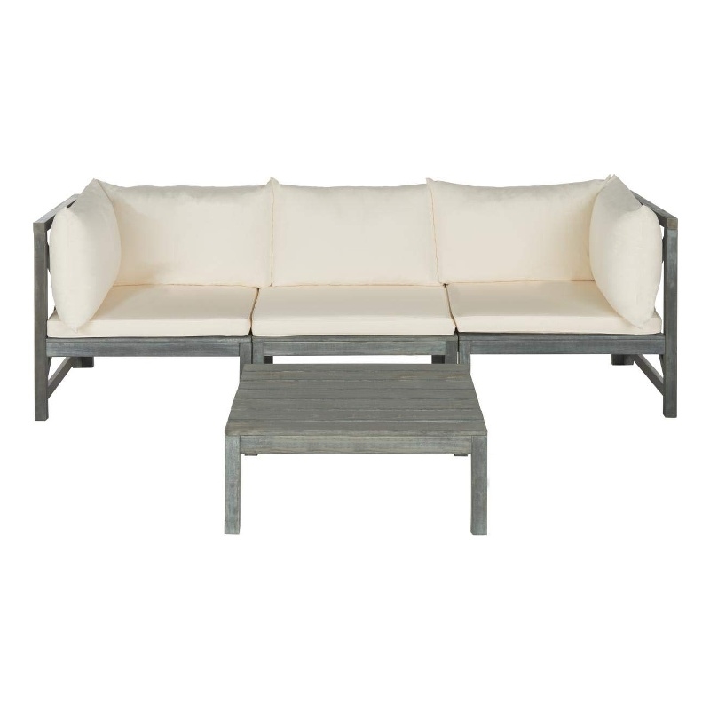 Pemberly Row Outdoor Sectional with Flexible Design for Patio Comfort