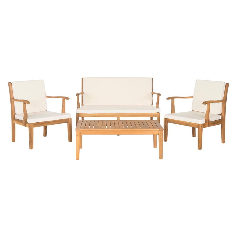 Pemberly Row 4 Piece Outdoor Furniture Set for Stylish Patio Living