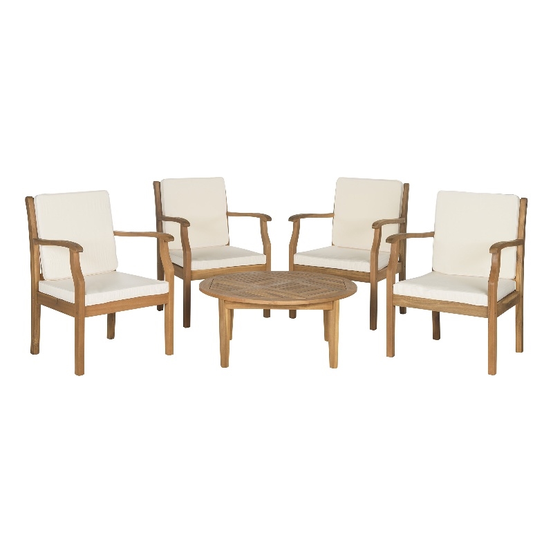 Pemberly Row 5 Piece Outdoor Coffee Set for Relaxation and Gatherings