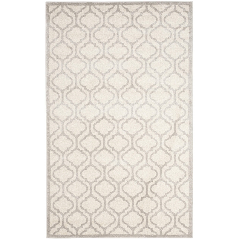 Pemberly Row 5' x 8' Area Rug in Ivory/Light Gray for Any Room