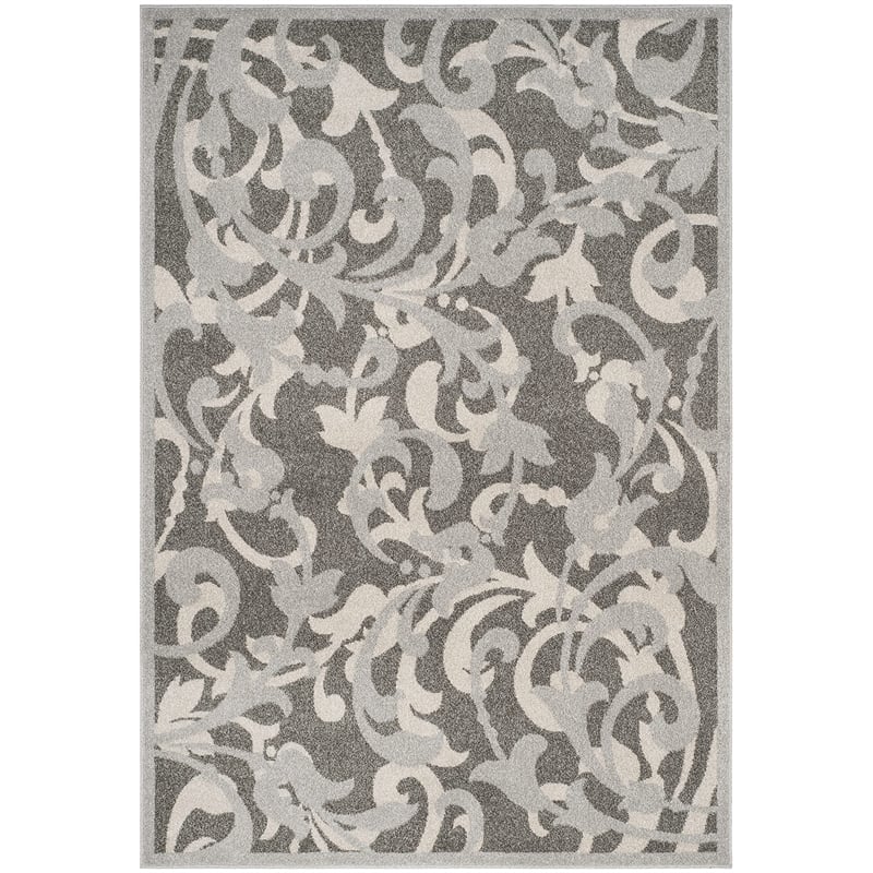 Pemberly Row 6' x 9' Area Rug in Gray/Light Gray for Spacious Rooms
