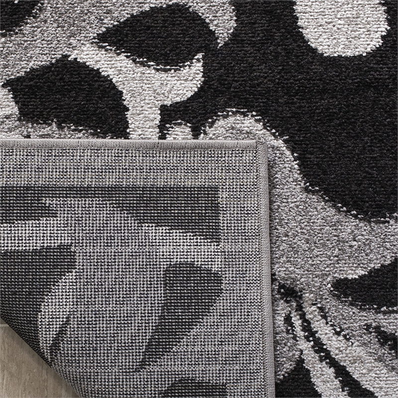 Pemberly Row 3' x 5' Area Rug in Anthracite/Light Gray for Accents