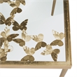 Pemberly Row Butterfly Desk for Home Office with Decorative Appeal